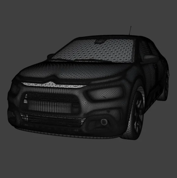 Citroën C4 Cactus 3D model2 Citroën C4 Cactus 3D Model