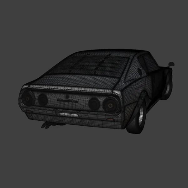 Datsun 240K GT 1973 3D Model