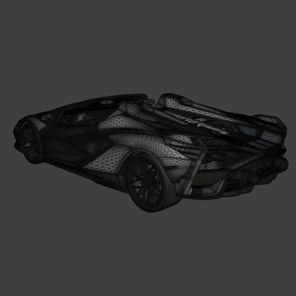 Lamborghini Sian Roadster 3D Model