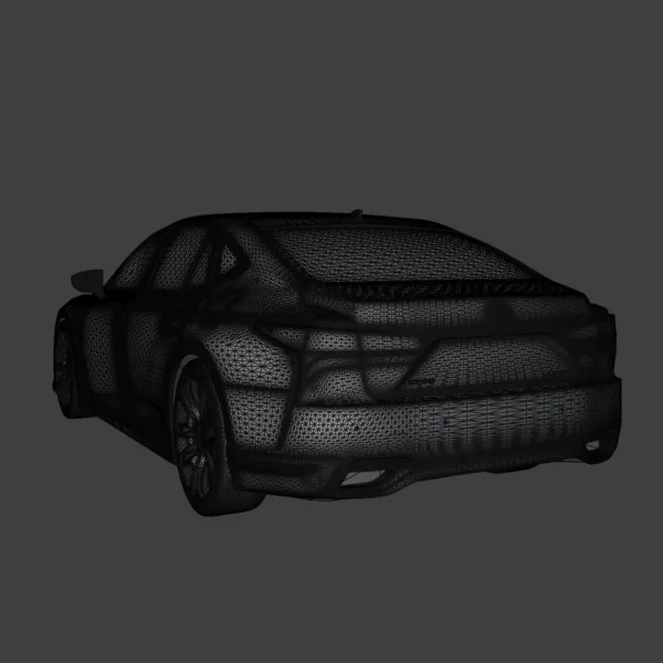 Lexus LS500h F Sport 2021 3D Model
