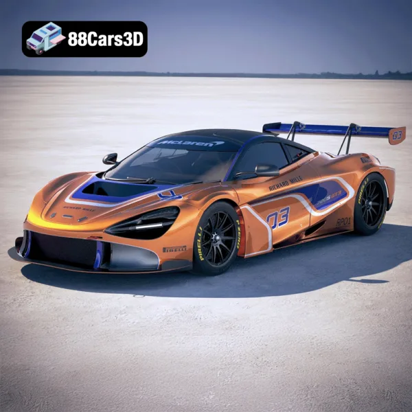 McLaren 720S GT3 3D Model