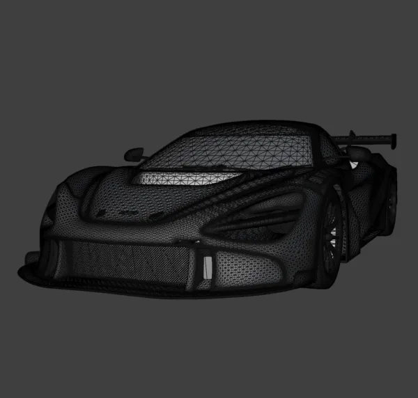 McLaren 720S GT356 McLaren 720S GT3 3D Model
