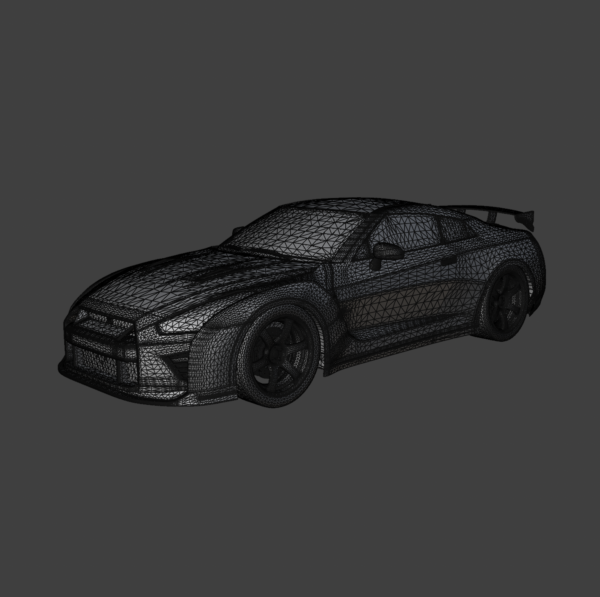 Nissan GTR R35 Godzilla 3D Model