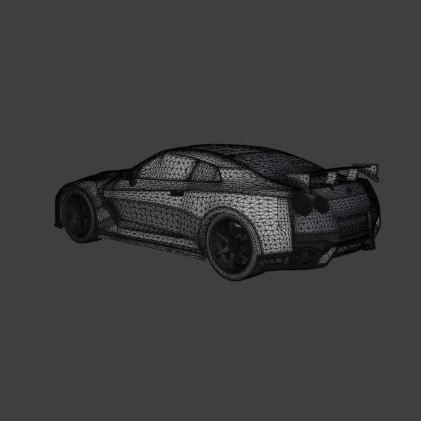 Nissan GTR R35 Godzilla 3D Model
