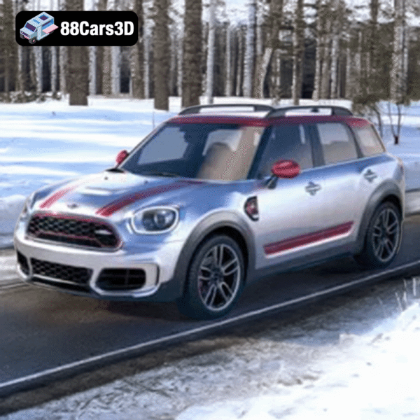 Mini Countryman John Cooper Works 3D Model