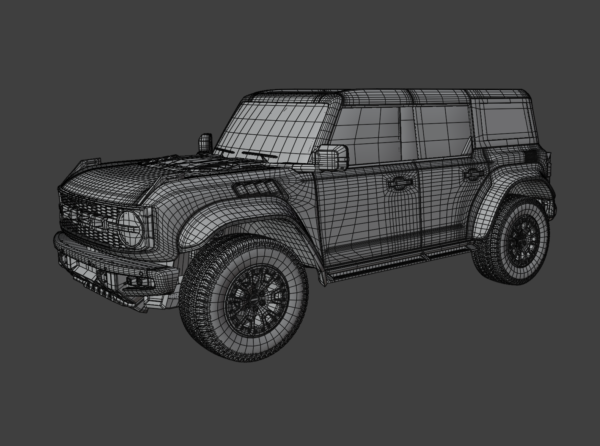 Ford Bronco Raptor 3D Model
