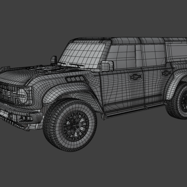 Ford Bronco Raptor 3D Model