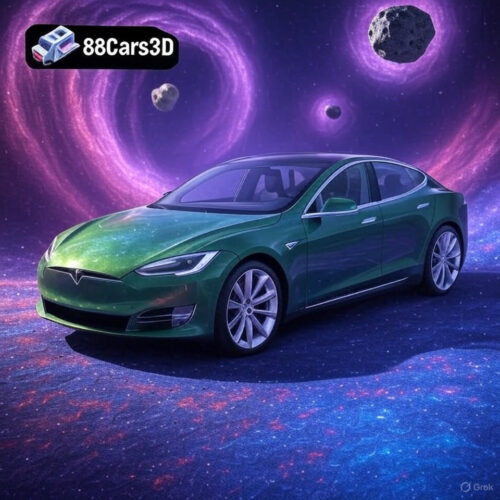 Tesla Model S Shooting Brake 3D Model