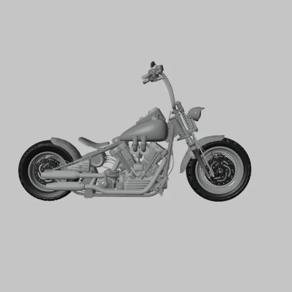 Harley-Davidson Knucklehead 3D Model