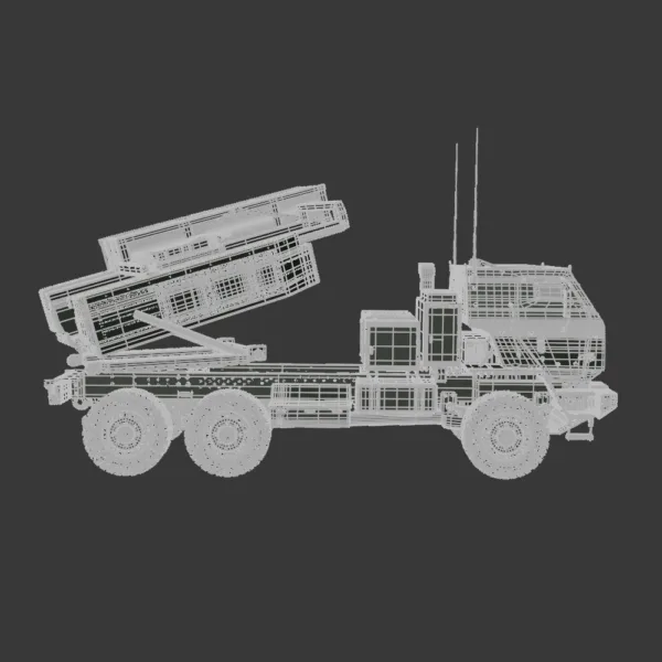0001 MLRS M142 HIMARS 3D Model