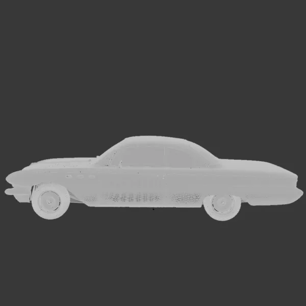 Buick LeSabre Hardtop 2-Door 1961 3D Model