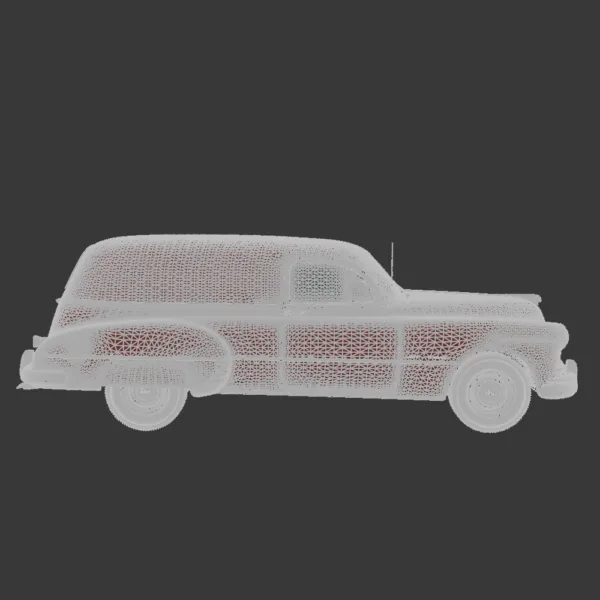 0001 Pontiac Streamliner Six Sedan Delivery 1949 3D Model