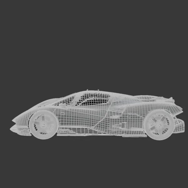 0001 Nilu27 Concept Car 3D Model