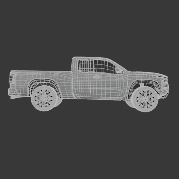 Nissan Frontier King Cab – 3D Model
