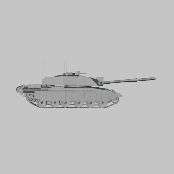 0001 Tank Challenger 3D Model