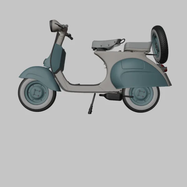 0001 Vespa VNB 125 3D Model