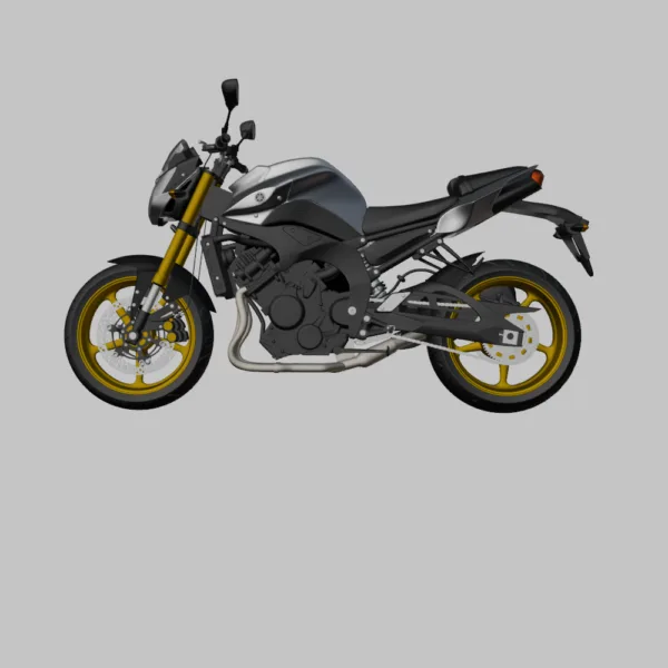 0001 Yamaha FZ8 Fazer 3D Model