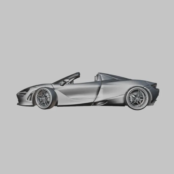 0001 McLaren 720S Spider 3D Model