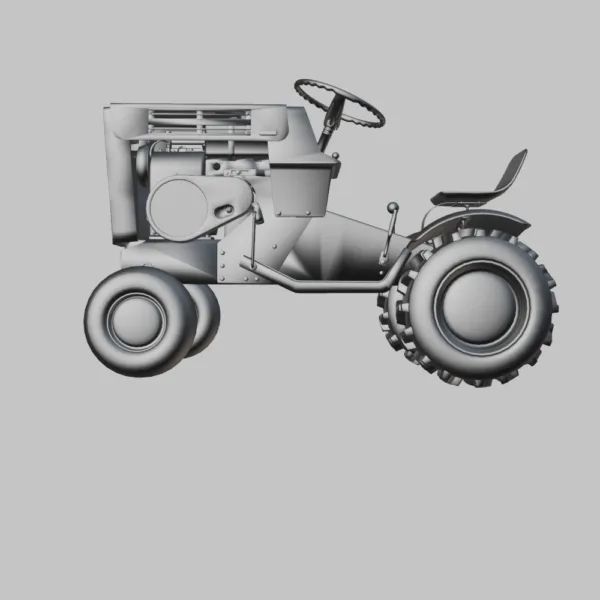 Vintage SEARS Lawn Tractor 3D Model