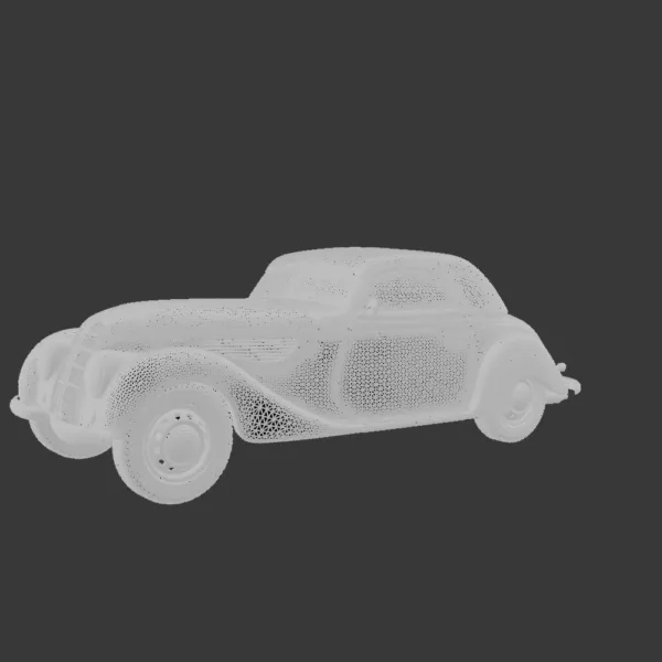 0002 BMW 327 Cabriolet 1937 3D Model
