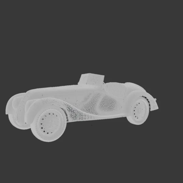 BMW 328 Roadster 1936 3D Model