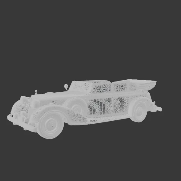 0002 Mercedes-Benz 770K 1936 3D Model