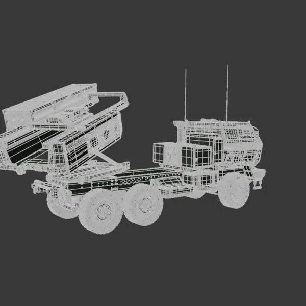 0002 MLRS M142 HIMARS 3D Model