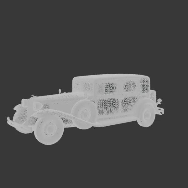 0002 Chrysler Imperial (Mk2) Close-Coupled Sedan 1931 3D Model