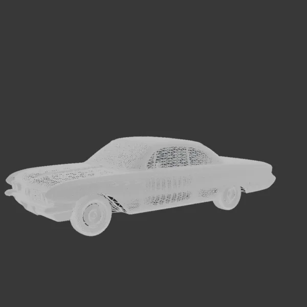Buick LeSabre Hardtop 2-Door 1961 3D Model