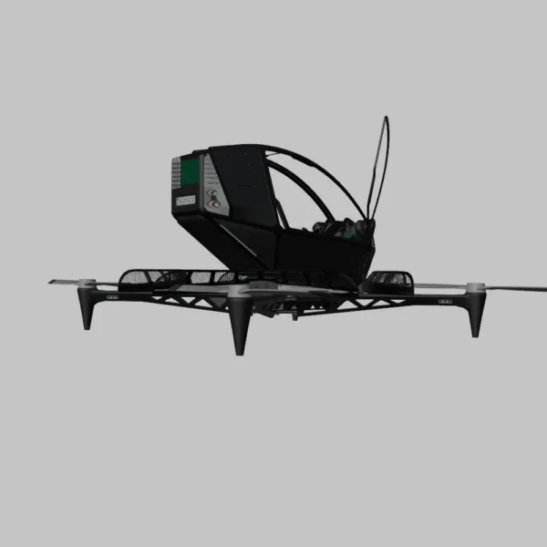 0002 Drone Concept 3D Model