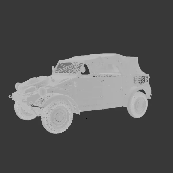 Volkswagen Kübelwagen 1945 3D Model