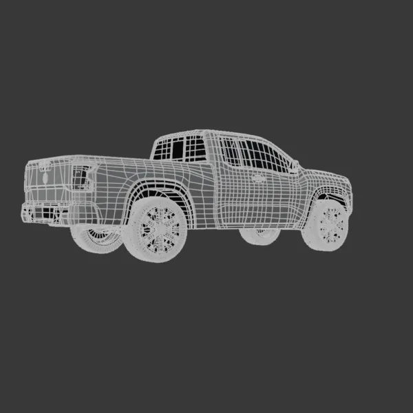 Nissan Frontier King Cab – 3D Model