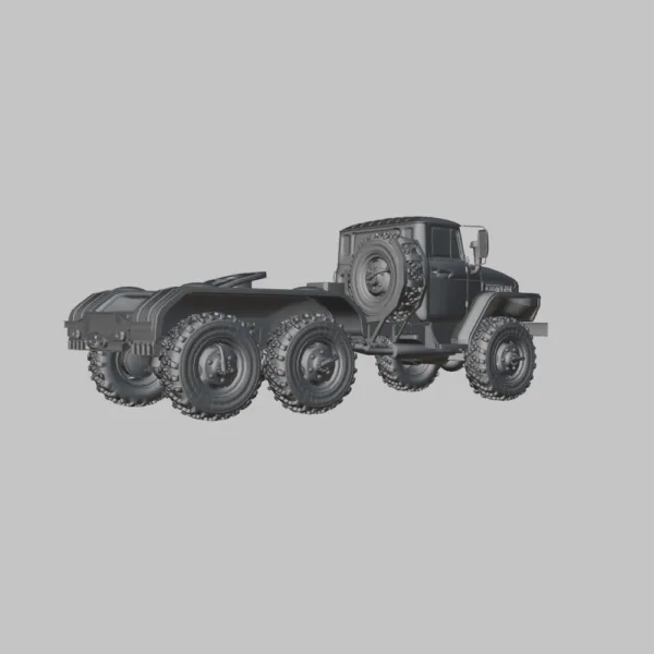Ural 4420 Truck Tractor 1978 3D Model
