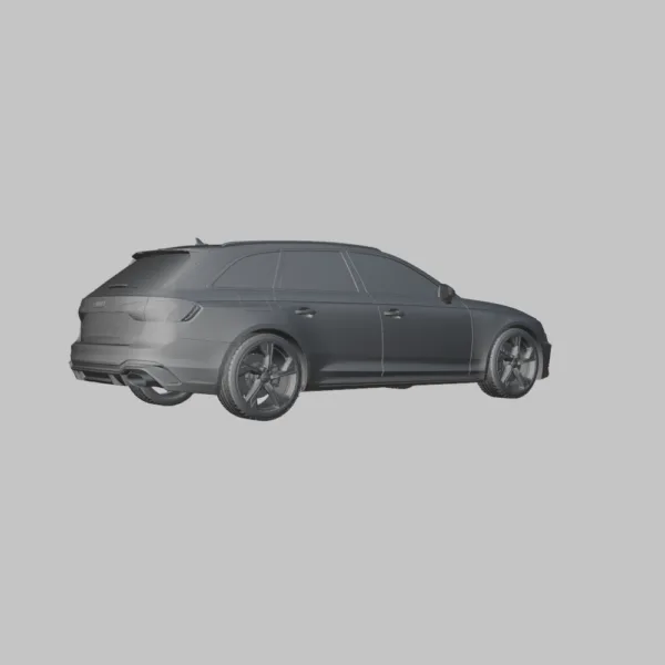 0002 Audi RS4 Avant 3D Model