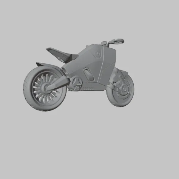 SMARANZA Mercedes Concept Electric Motorcycle 3D Model