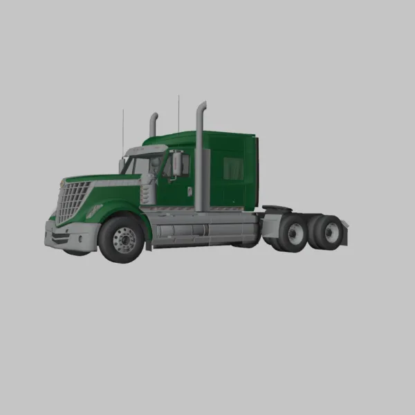 0002 International LoneStar Tractor Truck 3D Model