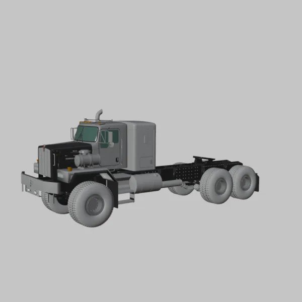 0002 Kenworth C500 Tractor Truck 3D Model
