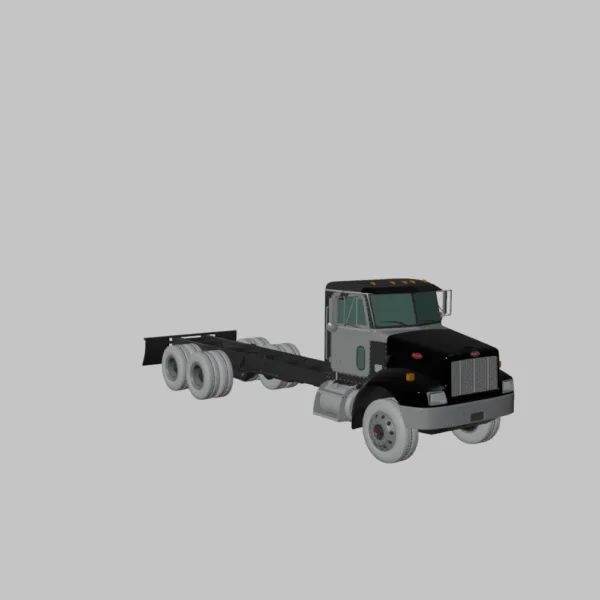 0003 Peterbilt 330 Chassis Truck 3D Model