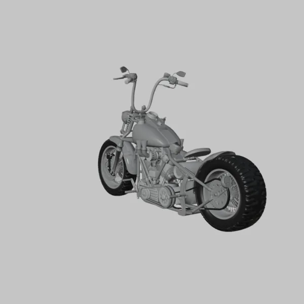 Harley-Davidson Knucklehead 3D Model