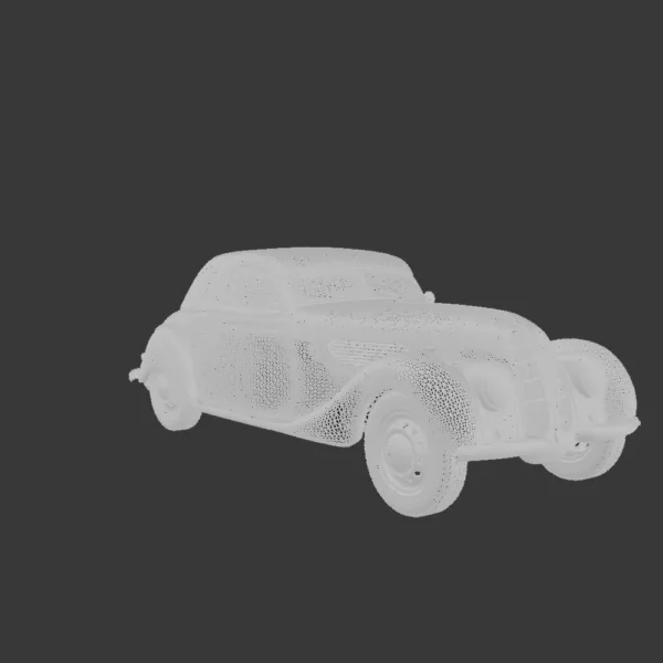0003 BMW 327 Cabriolet 1937 3D Model