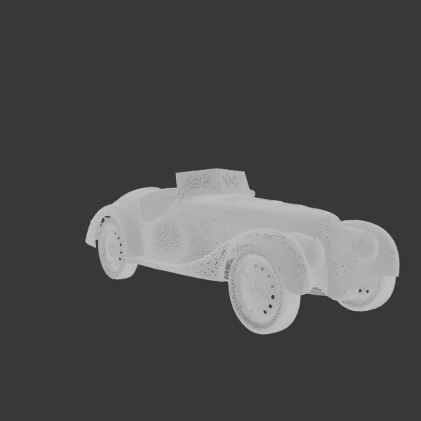 BMW 328 Roadster 1936 3D Model