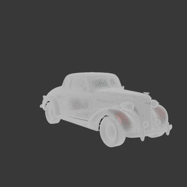 Chevrolet Master DeLuxe (GA) Coupe 1937 3D Model