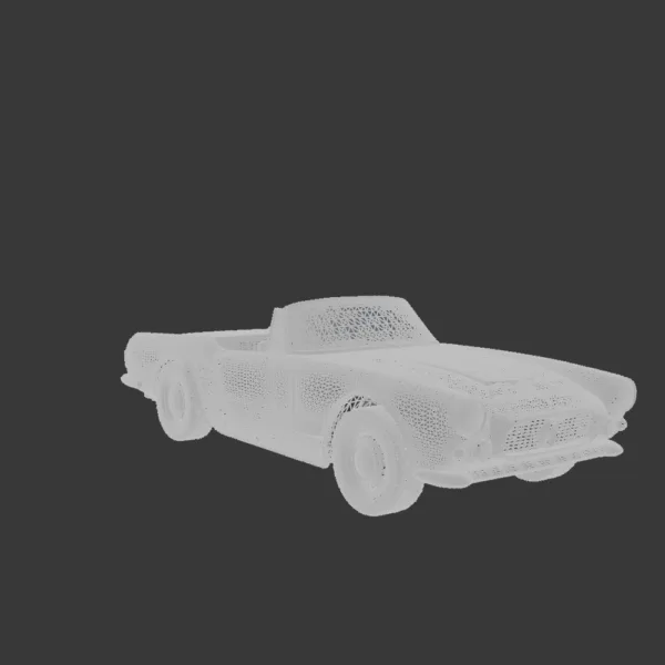 0003 Maserati 3500 Spyder - 1959 3D Model