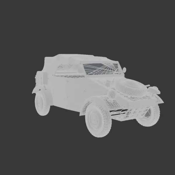 Volkswagen Kübelwagen 1945 3D Model