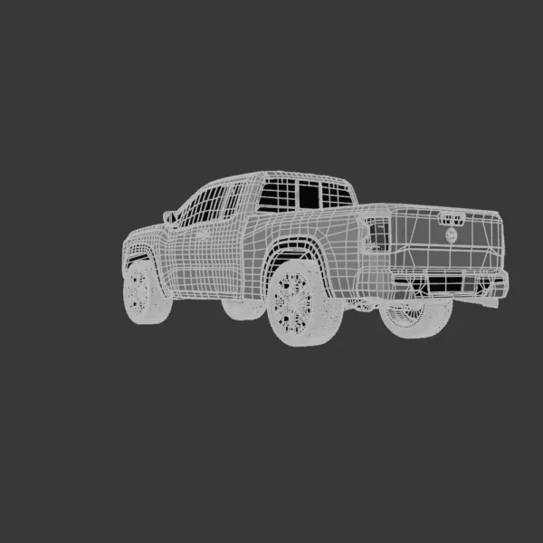 Nissan Frontier King Cab – 3D Model