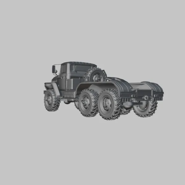 Ural 4420 Truck Tractor 1978 3D Model