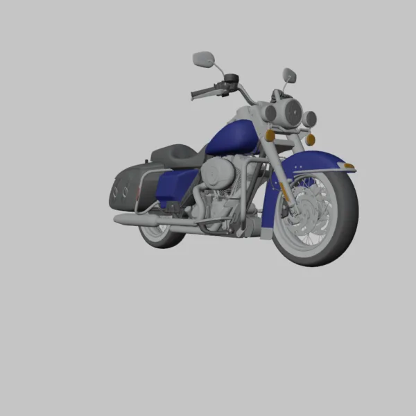 0003 Harley-Davidson Road King Classic 3D Model