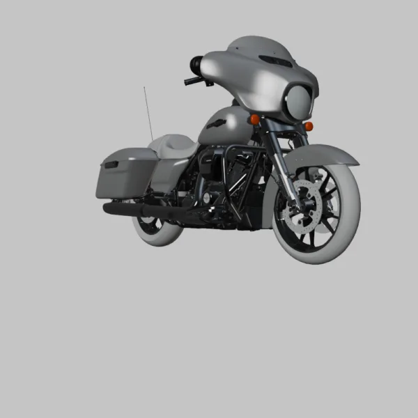 0003 Harley-Davidson Street Glide 3D Model