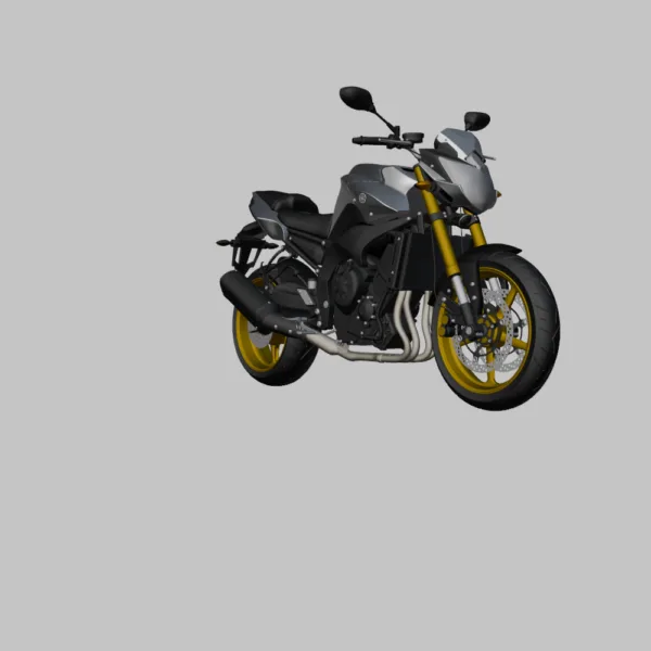 0003 Yamaha FZ8 Fazer 3D Model