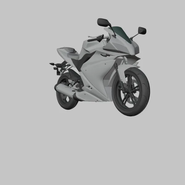 0003 Yamaha YZF-R125 3D Model